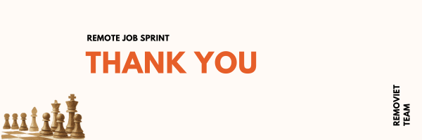 [Remote Job Sprint] Tổng kết và những gì bạn cần làm tiếp theo