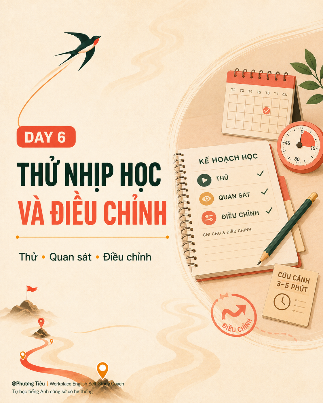 Bắt Lại Nhịp Tiếng Anh - Day 6 — Thử Một Buổi Học